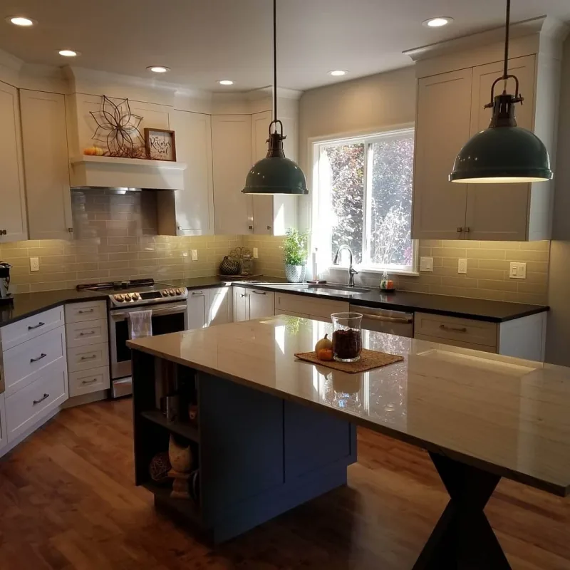 White shaker kitchen remodel in Southeast Boise